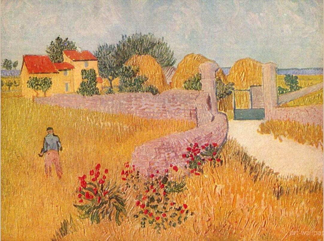 Vincent van Gogh Gateway to the Farm